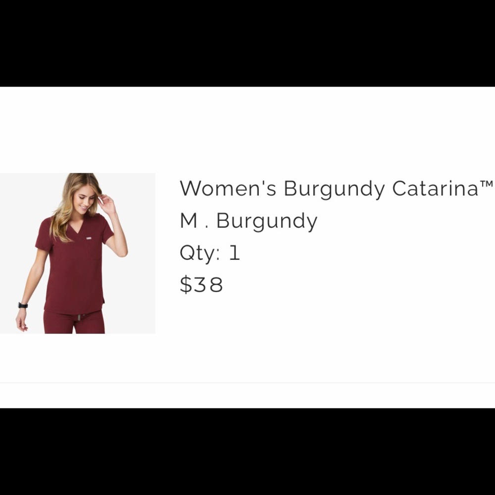 Figs scrub top